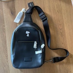 Coach X Peanuts West Backpack with Snoopy